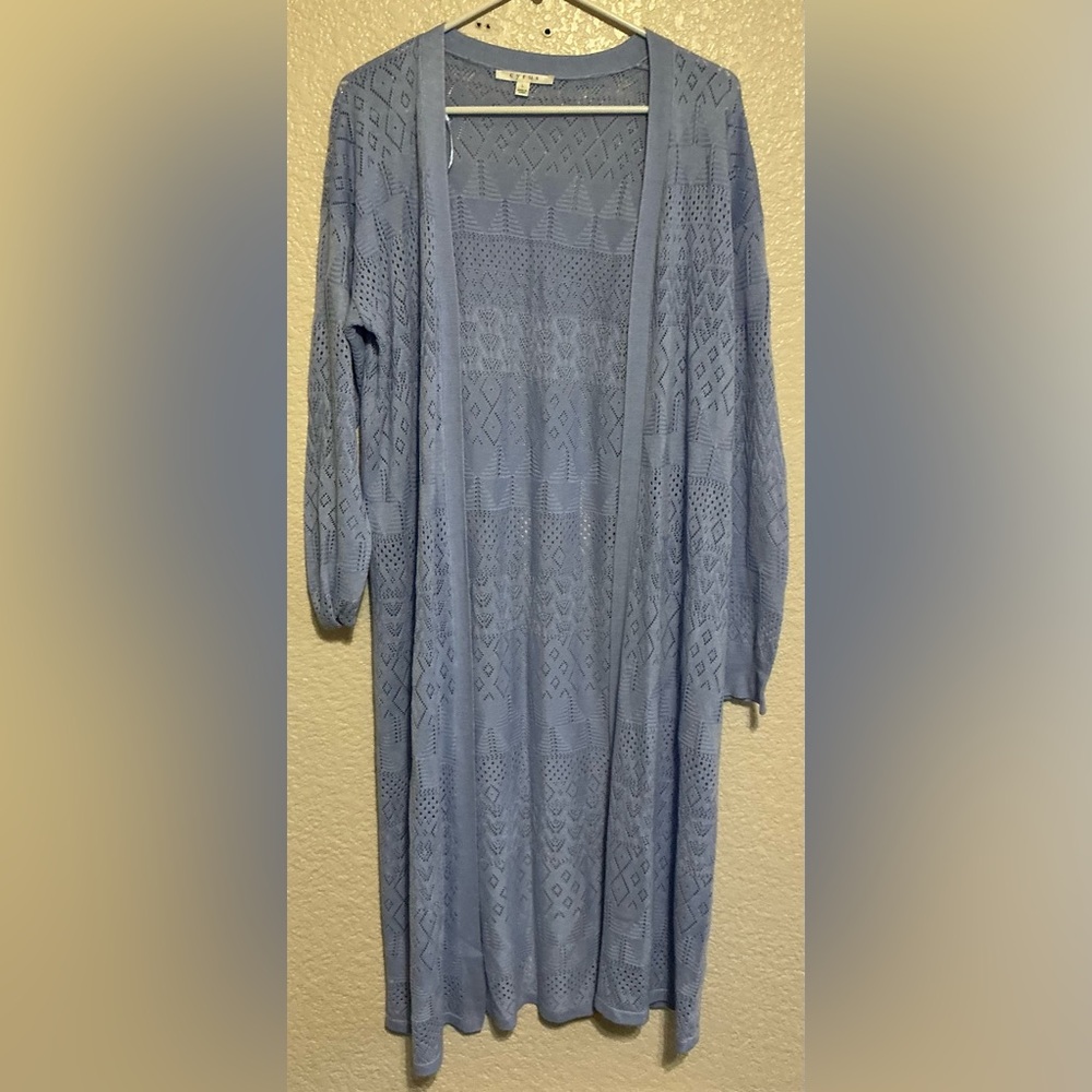 Cyrus Sky Blue Knit Cardigan